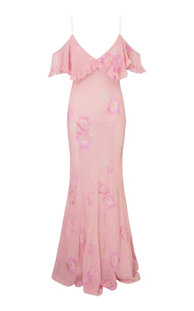 Loveshackfancy Librae Maxi Dress In Pink