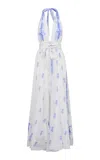 Loveshackfancy Lilah Cotton Dress In Blue