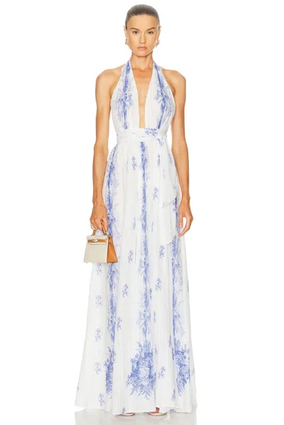 Loveshackfancy Lilah Dress In Blue