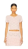 Loveshackfancy Lilifred Top In Pink