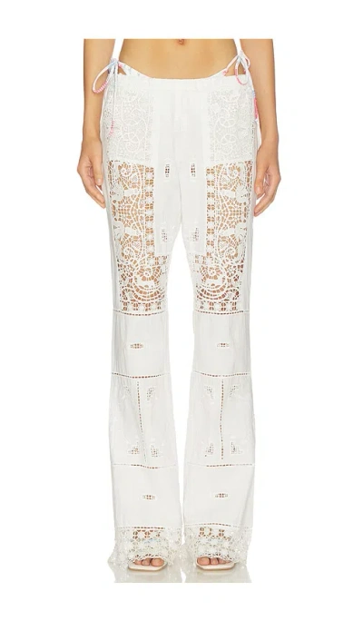 Loveshackfancy Lilo Pant In White