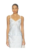 Loveshackfancy Lirena Top In White