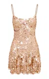 Loveshackfancy Liria Sequined Mini Dress