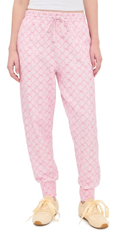 Loveshackfancy Lolana Sweatpants Pink Peppermint