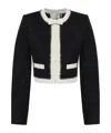 Loveshackfancy Long-sleeved Casual Jacket In Black