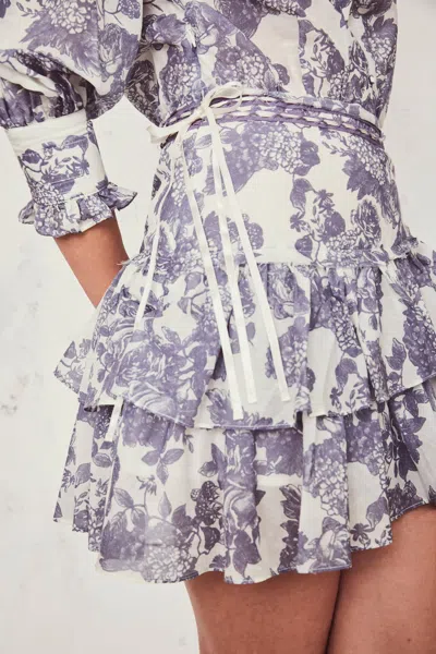 Loveshackfancy Lorelei Dress Sea In Multi