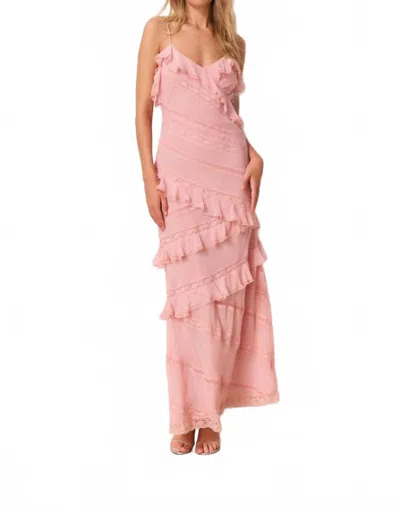 Loveshackfancy Louie Dress In French Linger In Pink
