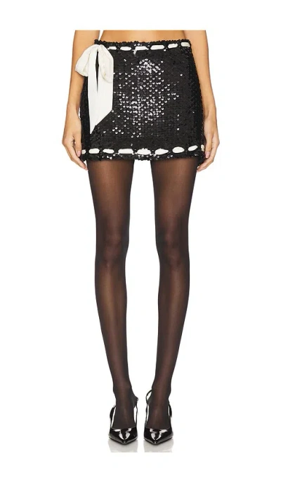 Loveshackfancy Lovina Skirt In Black