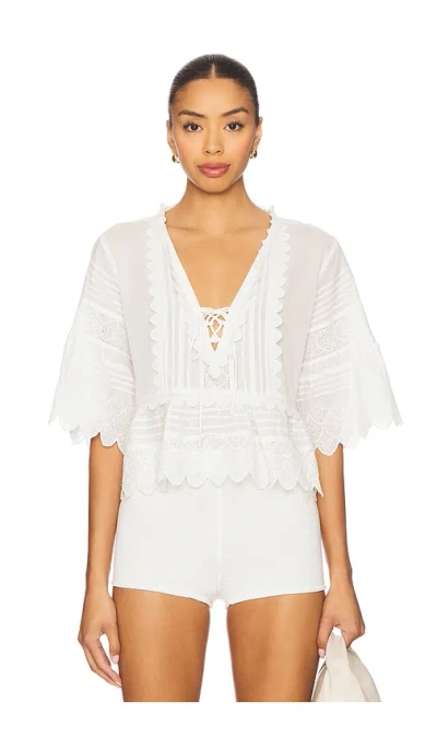 LOVESHACKFANCY LUCCE TOP