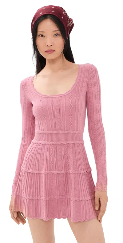 Loveshackfancy Lunelle Dress Peony