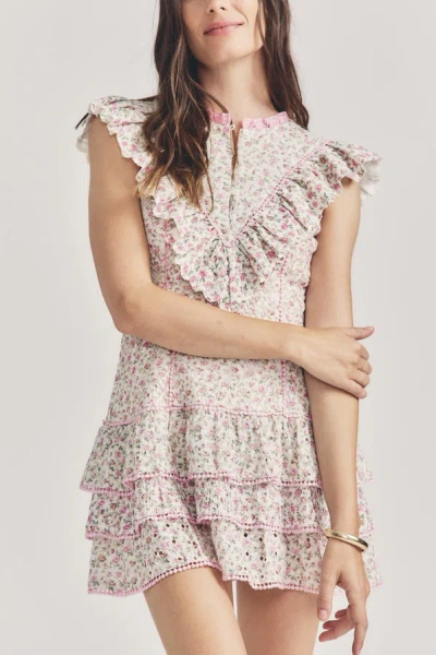 Loveshackfancy Lunetta Dress Petunia Pink