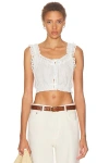 Loveshackfancy Lupo Top In White