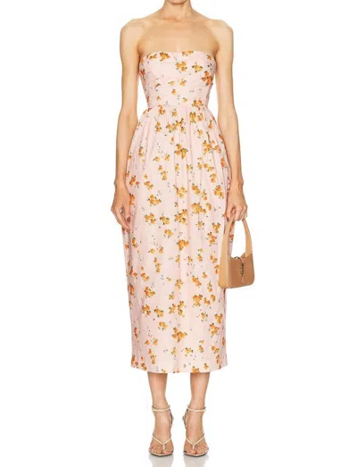 Loveshackfancy Luxie Dress In Persian Orange In Neutral