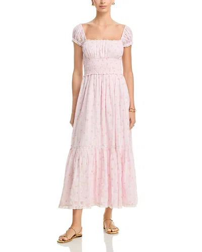 Loveshackfancy Lyssara Dress In Blue