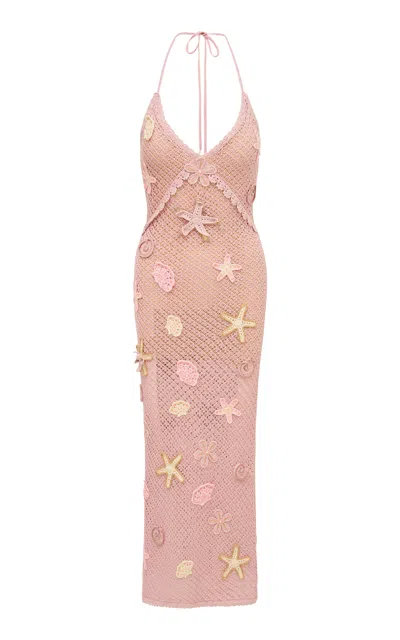Loveshackfancy Macie Crochet Midi Dress