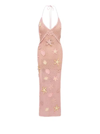 Loveshackfancy Macie Maxi Dress In Pink