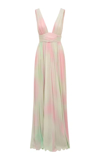 Loveshackfancy Madeleine Ombre Chiffon Maxi Dress