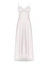 Loveshackfancy Manuela Lace-trimmed Polka-dot Maxi Dress In White