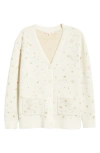 Loveshackfancy Mar Shimmer Cardigan In Neutral