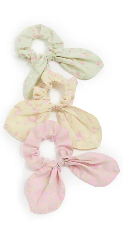 Loveshackfancy Market Posy Scrunchies 3 Pack Multi