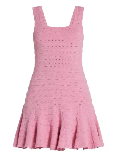 Loveshackfancy Maryanne Mini Dress In Pink