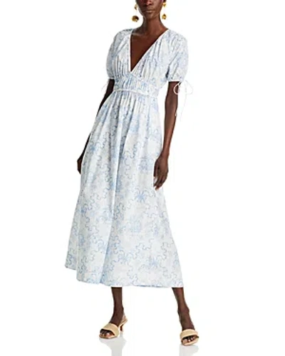 Loveshackfancy Mastey Dress In Blue