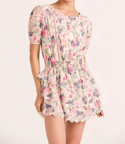Loveshackfancy Mavis Dress In Veiled Kiss Pink In Multi