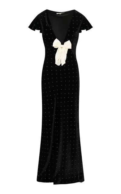 Loveshackfancy Melora Velvet Ribbon Dress