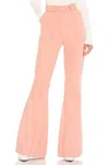 Loveshackfancy Meyerson Flared Pant In Tuscany Pink In Pink