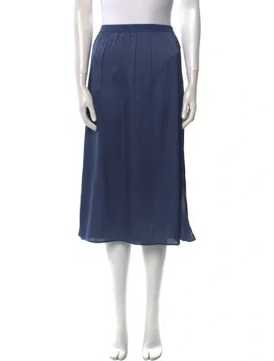 Pre-owned Loveshackfancy Midi Length Skirt In Blue