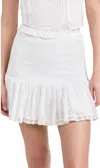 Loveshackfancy Milla Skirt In True White
