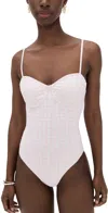Loveshackfancy Mina One Piece Angel Pink In Pink