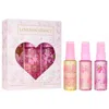 Loveshackfancy Mini Hair And Body Mist Perfume Discovery Set In Transparent