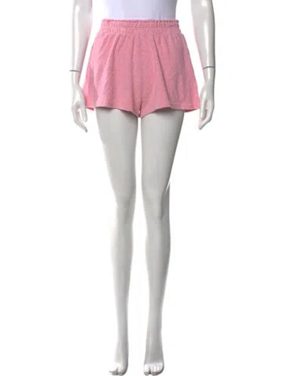 Pre-owned Loveshackfancy Mini Shorts In Pink