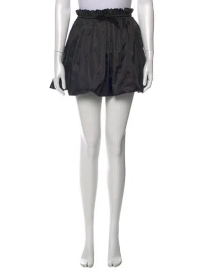 Pre-owned Loveshackfancy Mini Skirt In Black