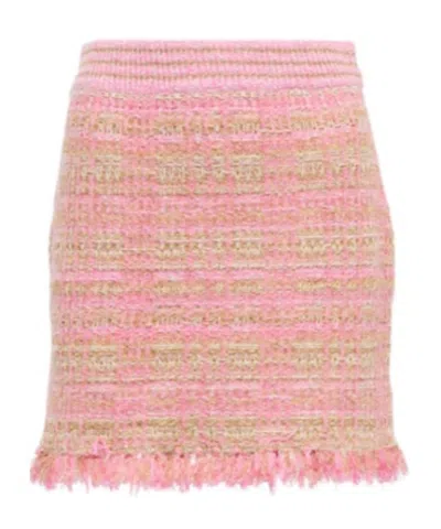 Loveshackfancy Mini Skirt In Pink