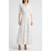 Loveshackfancy Minka Lace Maxi Dress In White