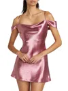 Loveshackfancy Minnette Mini Dress In Raspberry In Pink