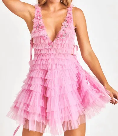Loveshackfancy Minya Mini Dress In Pink