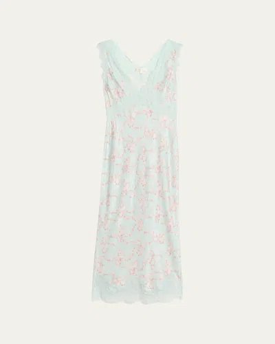 Loveshackfancy Mira Floral Slip Dress In Multi