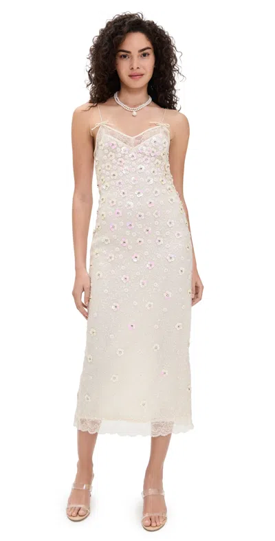 Loveshackfancy Mirrian Dress Off White