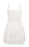 Loveshackfancy Maera Dress Optic White In White