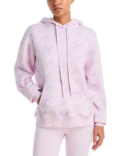 Loveshackfancy Nacova Soft Hoodie Sweatshirt In Pink