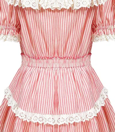 Loveshackfancy Nanette Dress French Tulip In Pink