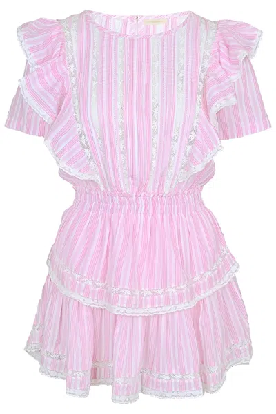 Loveshackfancy Natasha Dress Captiva Pink In Purple