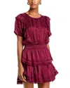 Loveshackfancy Natasha Dress In Oxblood In Oxblood