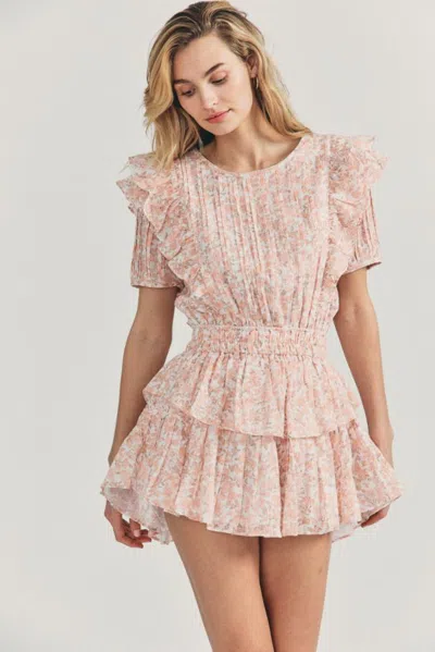 Loveshackfancy Natasha Dress Vanilla Foam In Multi