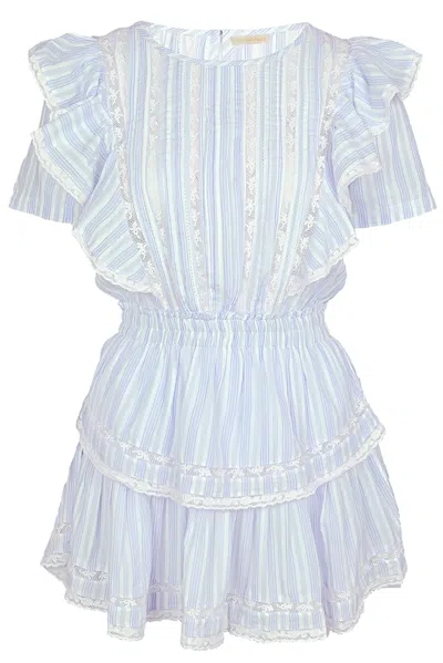 Loveshackfancy Natasha Dress Vintage Voyage In Blue