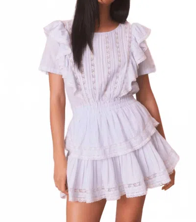Loveshackfancy Natasha Mini Dress In Vintage Voyage In Purple