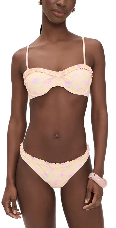 Loveshackfancy Nightlyn Bikini Set Sunshine Dream In Neutral